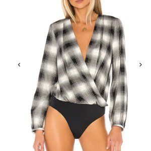 Amanda Uprichard Crossover Bodysuit